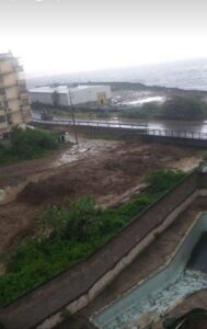 Evacuaron a familias en cercanías de ríos de La Guaira