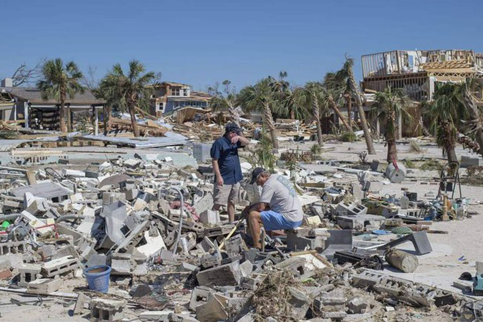 La destrucción que causó el huracán Ian en Florida