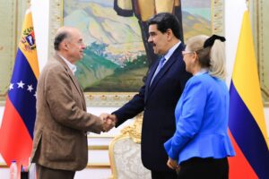Maduro sostuvo reunión privada con canciller colombiano