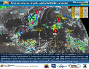 Ondas tropicales 46 y 47 se acercan a Venezuela