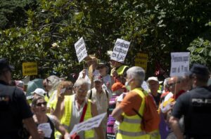 Pensionistas de varias CCAA se manifiestan este sábado en Madrid en defensa de pensiones y salarios "dignos"