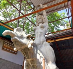 Reportan robo de la estatua de María Lionza de la UCV