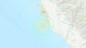 Sismo de magnitud 5,8 en cerca de Ica, Perú