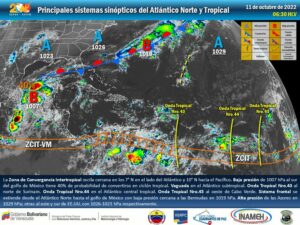 Tres ondas tropicales se aproximan a Venezuela