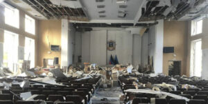 Ucrania destruye sede administrativa prorrusa de Donetsk