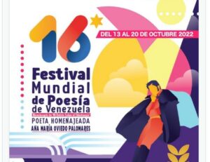 Venezuela será sede del Festival Mundial de Poesía