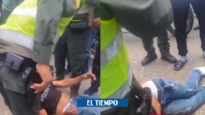 Barranquilla: video de comunidad que golpea a presunto delincuente - Barranquilla - Colombia