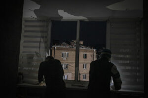 Batalla de fro y oscuridad en Kiev