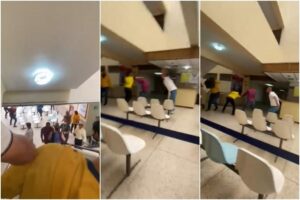 Chavistas hostigaron y atacaron al posible candidato presidencial Juan Pablo Guanipa y a militantes de Primero Justicia durante recorrido en Valera (+Videos)
