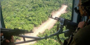 Destruyen pista de aterrizaje ilegal entre Bolívar y Delta Amacuro