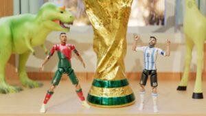El anuncio de Messi y Cristiano a lo “Toy Story”