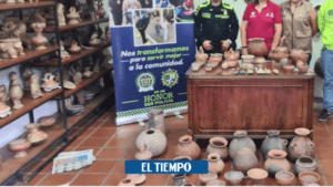 En almacén de Cali hallan piezas arqueológicas de 5 culturas colombianas - Cali - Colombia