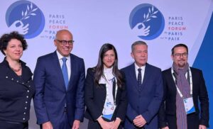 Gerardo Blyde y Jorge Rodríguez se reunieron en París en foro auspiciado por Macron