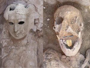 Hallan en Egipto varias momias con lenguas doradas, el amuleto para hablar en el más allá