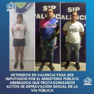 Imputan detenidos por ultraje al pudor público en Expo Valencia 2022