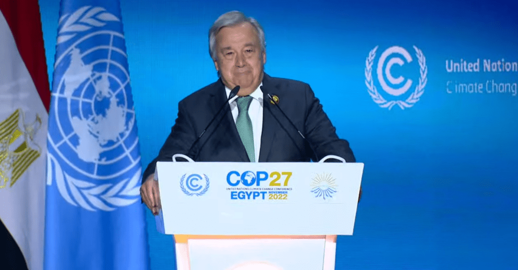 La ONU advierte posible “infierno climático”