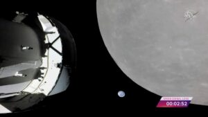 La cápsula Orión de la NASA llega a la Luna