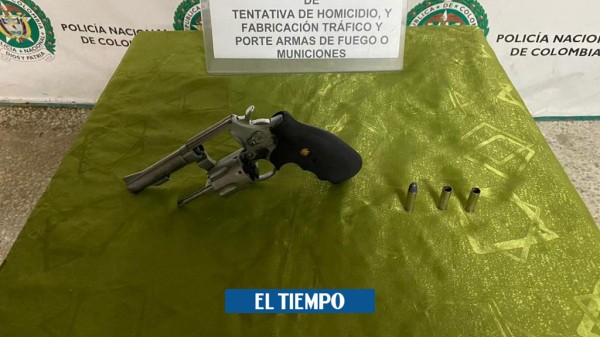 La captura de un hombre que disparó a otro, tras reunión amistosa en Cali - Cali - Colombia