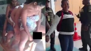 La verdad del video viral de mujeres detenidas en Colombia