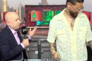 Maluma se molestó y abandonó una entrevista cuando lo increparon por la violación de los DDHH en Qatar, donde cantará en el Mundial (+Video)