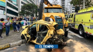 Medellín: vehículo causó choqué múltiple en El Poblado, 13 personas heridas - Medellín - Colombia