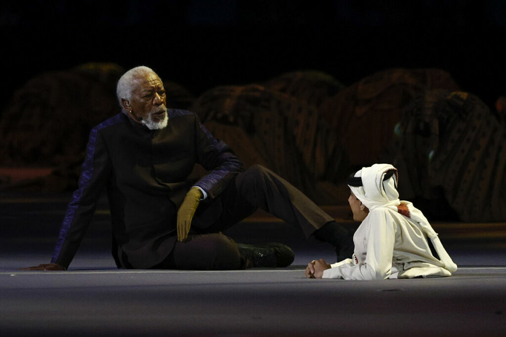 Mundial 2022 Qatar: Qatar abre el Mundial con Morgan Freeman como padrino, que pasa de ser Mandela a arrodillarse