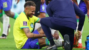 Neymar, baja para el Brasil-Suiza por lesión en tobillo