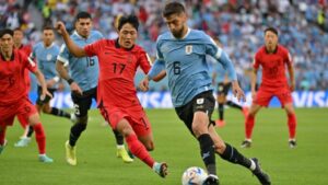 Qatar 2022: Uruguay empató ante Corea del Sur