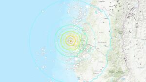 Sismo de magnitud 6,4 sacude Chile, según el USGS