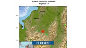 Temblor en Colombia: nuevo sismo de magnitud 4.0 en la noche del jueves 24 - Medellín - Colombia