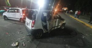 Trifulca entre policías y taxistas en Ecatepec tuvo golpizas y balazos