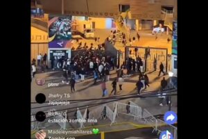 burlaron la seguridad y entraron por la fuerza al concierto (+Video)