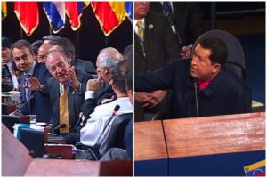 la pregunta con la que el rey Juan Carlos I ridiculizó a Hugo Chávez ante el mundo (+Videos)