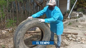 Atlántico erradica criaderos del mosquito transmisor del dengue - Barranquilla - Colombia