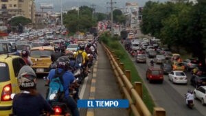 Colapso en la movilidad de Cali por fuertes trancones - Cali - Colombia