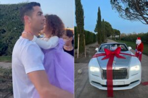 El increíble auto de lujo que le regaló Georgina a Cristiano Ronaldo por la Navidad (+Video)
