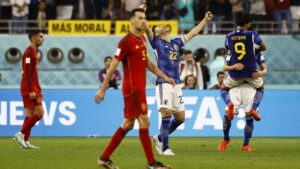 Japón le ganó a España y clasificó a octavos de final de Qatar 2022