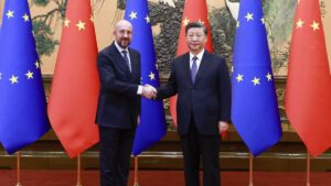 Michel pide a Xi que use su influencia para detener a Rusia