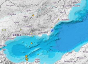 Registrado un terremoto de magnitud 3,9 con epicentro al noreste de Carboneras (Almería)