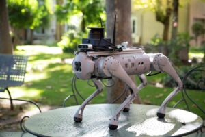 Tefi, el perro robot que ayuda a personas con discapacidad