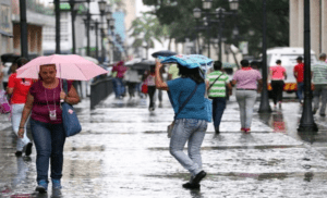 Vaguada sobre el mar Caribe traerá lluvias en la mayor parte del país, reportó Inameh