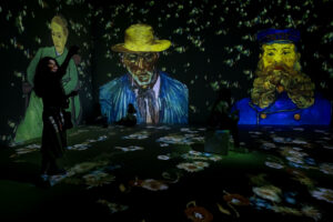 Venezolanos entran a un "sueño inmersivo" junto a Van Gogh