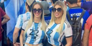ellas son "Noe" y "Milu", las argentinas que mostraron las lolas en Qatar