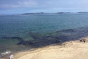 playas de Lechería cumplen dos semanas cerradas por derrame petrolero