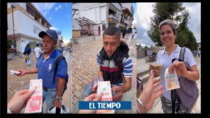 Antioquia: Modelo de Only Fans regaló dinero en Rionegro - Medellín - Colombia