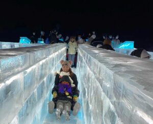Ao Nuevo en la ciudad de hielo ms grande del mundo, en China
