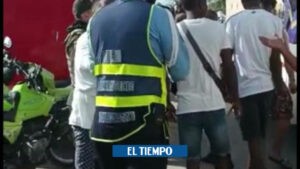Cartagena: agreden agentes cuando realizan operativo a mal parqueo - Otras Ciudades - Colombia