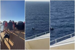Crucero Carnival Cruise rescató a migrantes cubanos que se dirigían a EEUU en una balsa (+Videos)