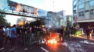 Protestas en Irán. Foto: Efe