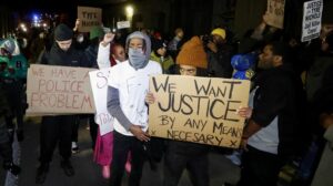 Protestas en Memphis, donde fue asesinado Tyre Nichols. Foto: EFE